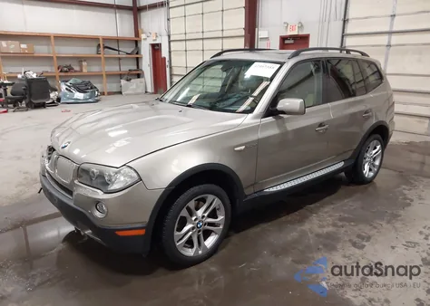 2008 BMW X3 3.0Si из США, поврежденный, VIN WBXPC93498WJ20366